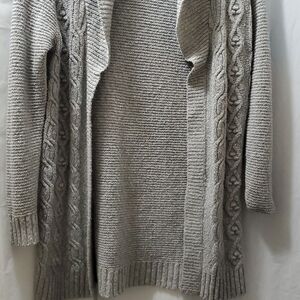 Cat & Jack Heather Gray Cable Cardigan
